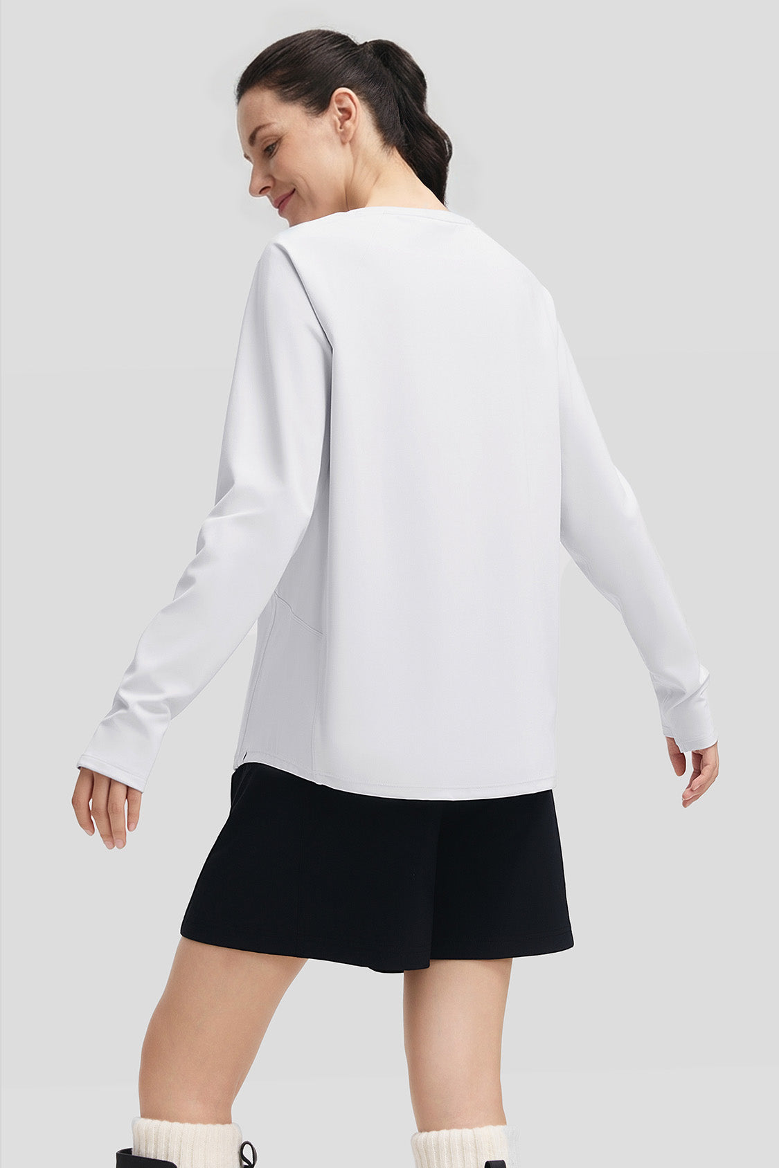 DryFlow – Women’s Quick-Dry Relaxed-Fit Long Sleeve Tee - Image 7