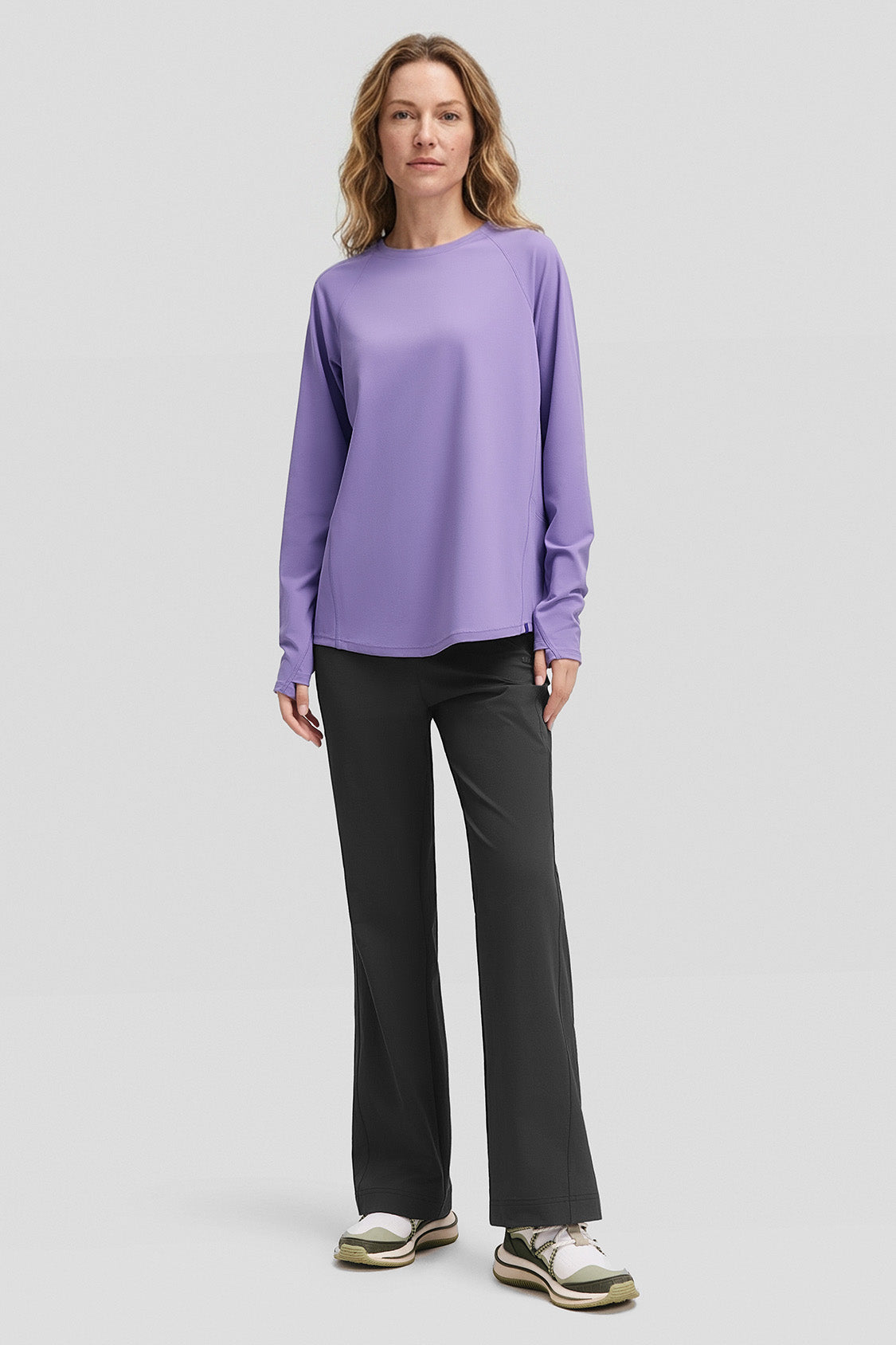 DryFlow – Women’s Quick-Dry Relaxed-Fit Long Sleeve Tee - Image 12