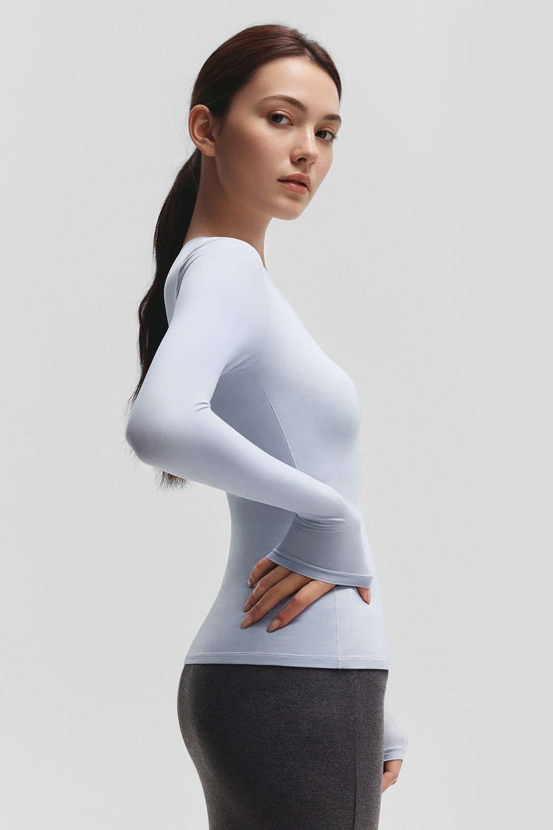 BareForm – Women’s Seamless Shaping Long-Sleeve Shirt - Image 9