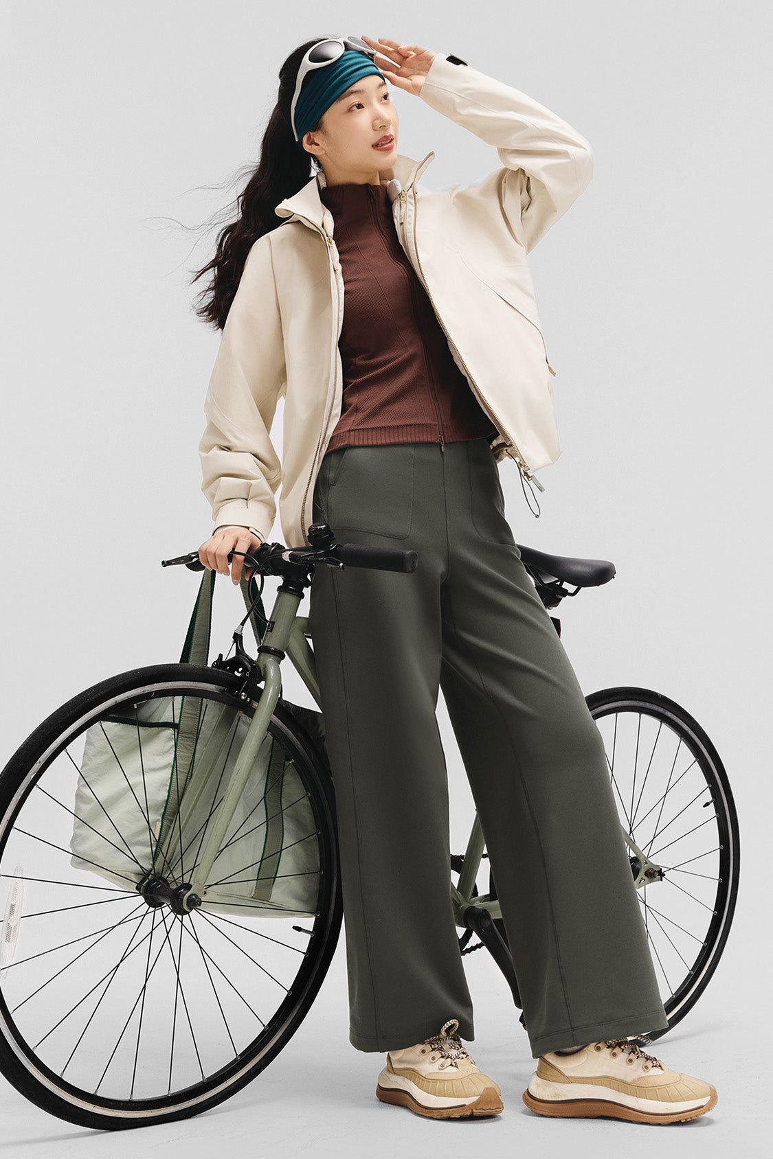 FlowWarm – Women’s High-Stretch Wide-Leg Thermal Pants - Image 10