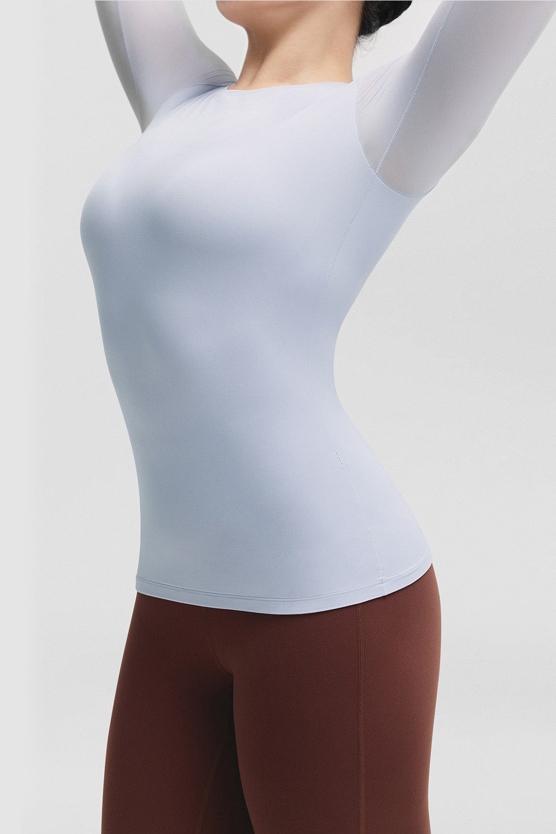 BareForm – Women’s Seamless Shaping Long-Sleeve Shirt - Image 3